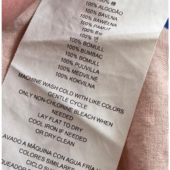 MICHAEL Michael Kors XS Peach Pink Hobnail Off Shoulder 3/4 Sleeve Shirt - Picture 8 of 10